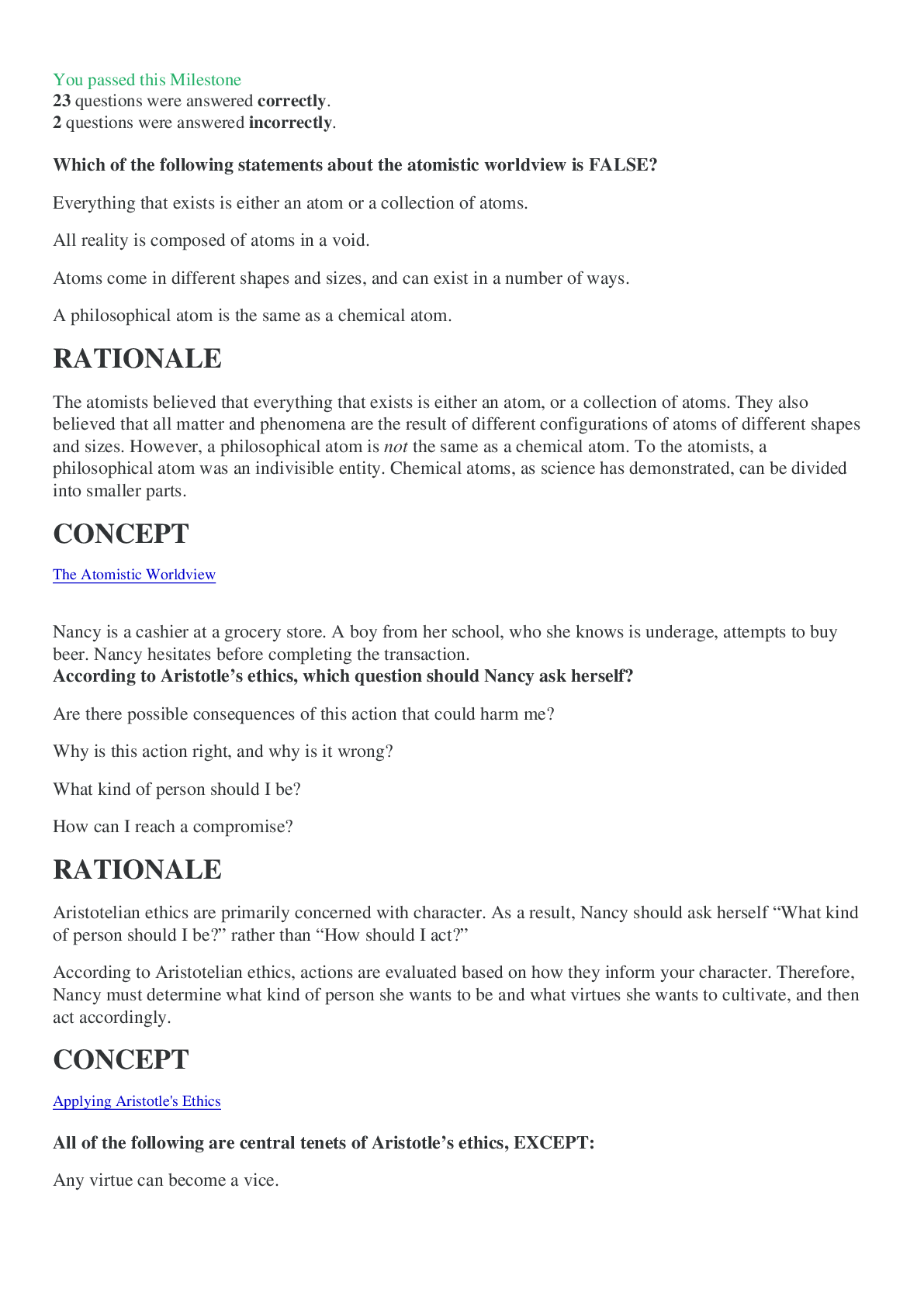 Preview image for Ancient Greek Philosophers Milestone 100 %